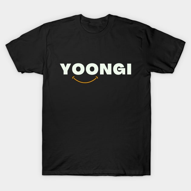 Yoongi BTS / Agust D / SUGA) T-Shirt by e s p y